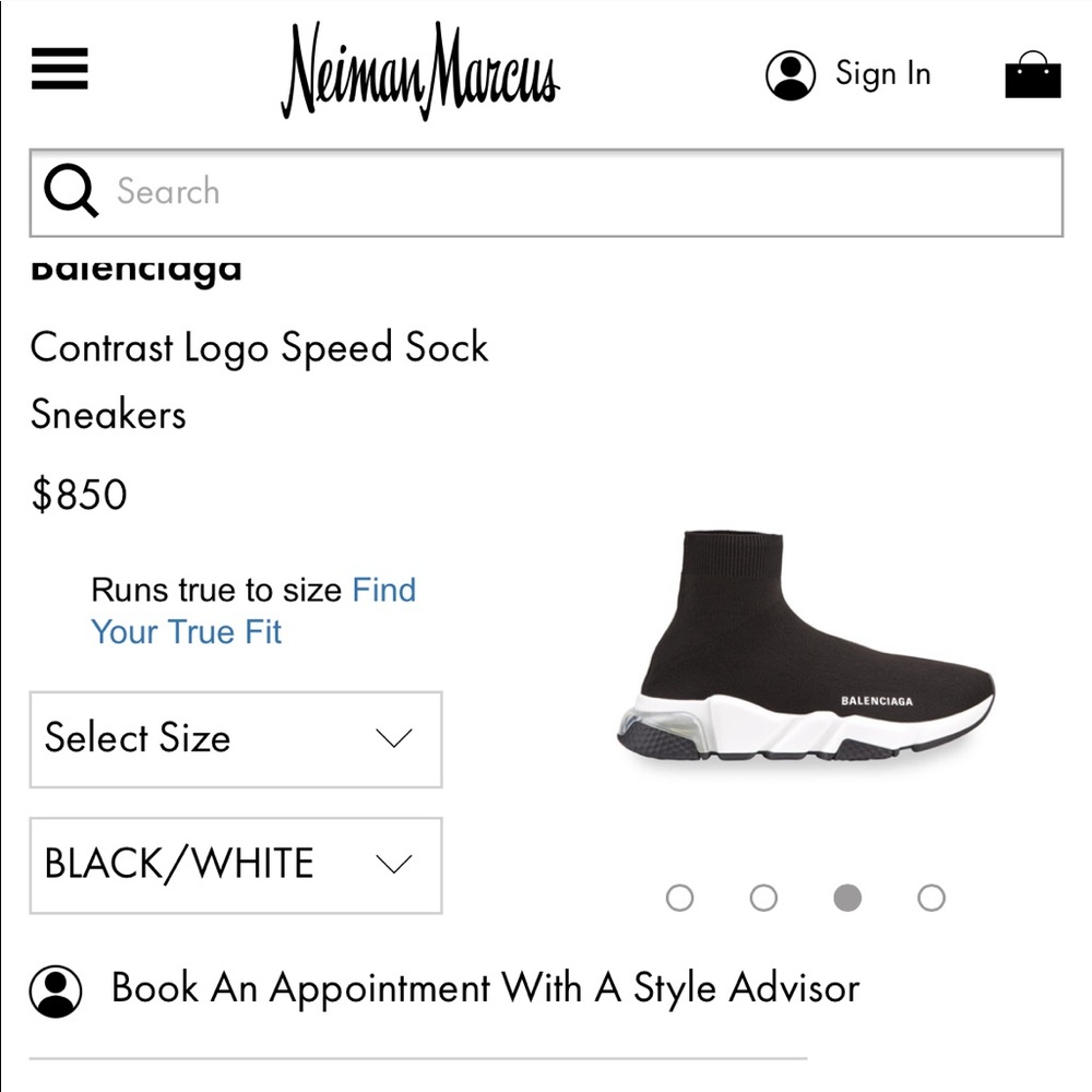 Balenciaga sock runners